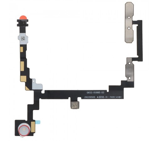 Шлейф для Google Pixel 7a, кнопки увімкнення, кнопок гучності звуку, Original (PRC)