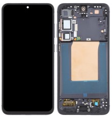 Дисплей для Samsung S936 Galaxy S25 Plus, синій (Blue Black), з рамкою, High Copy
