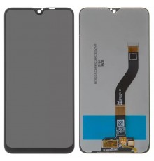 Дисплей для Samsung A107 Galaxy A10s, черный, без рамки, Оригинал (переклеено стекло)