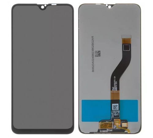 Дисплей для Samsung A107 Galaxy A10s, черный, без рамки, Оригинал (переклеено стекло)