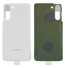 Задняя панель корпуса для Samsung G991 Galaxy S21 5G, белая (Phantom White)