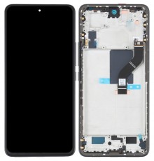Дисплей для Xiaomi 12 Lite, черный (Black), с рамкой, Original (PRC), 2203129G