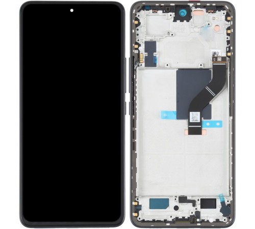 Дисплей для Xiaomi 12 Lite, чорний (Black), з рамкою, Original (PRC), 2203129G