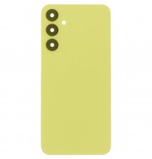 Задняя панель корпуса для Samsung A256 Galaxy A25, желтая (Personality Yellow) + стекло камеры