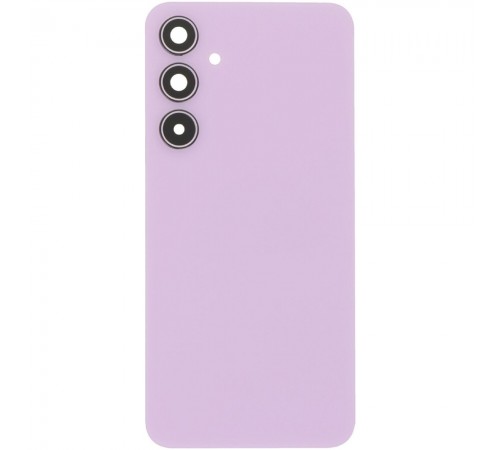Задняя панель корпуса для Samsung A356 Galaxy A35 5G, розовая (Lilac), Copy + стекло камеры