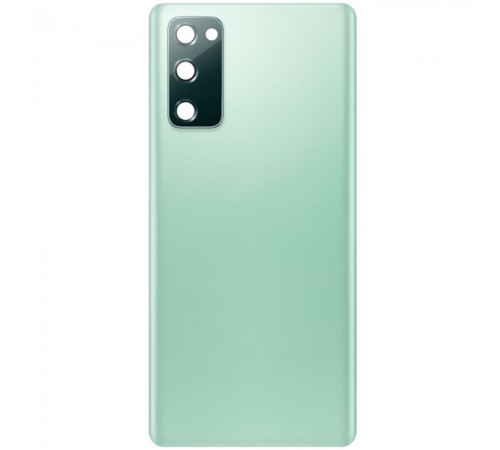 Задняя панель корпуса для Samsung G780 Galaxy S20 FE, G781 Galaxy S20 FE 5G, мятная (Cloud Mint), Copy + стекло камеры