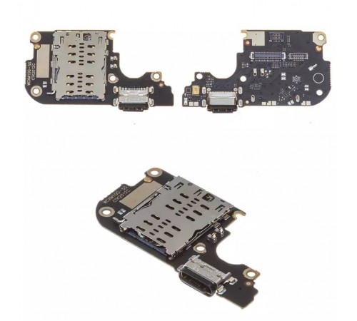 Шлейф для Xiaomi Mi 10 Lite, коннектора зарядки, плата зарядки