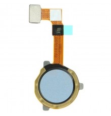 Шлейф для Oppo A15, A15s, сканера відбитка пальця (Touch ID), голубий (Mystery Blue)