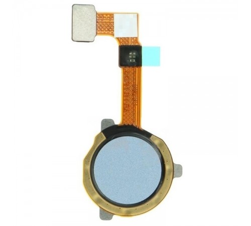 Шлейф для Oppo A15, A15s, сканера відбитка пальця (Touch ID), голубий (Mystery Blue)