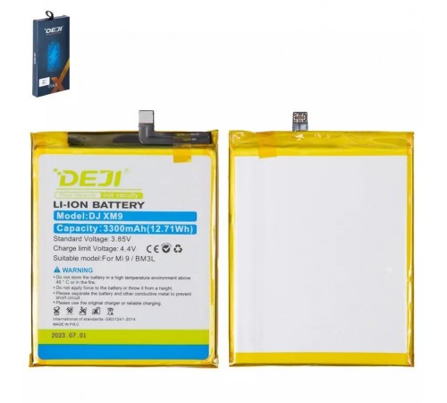 Аккумулятор Deji BM3L для Xiaomi Mi 9, Li-ion, 3,85 B, 3300 мАч