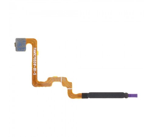 Шлейф для Xiaomi Redmi 12, сканера отпечатка пальца (Touch ID), черный (Midnight Black), Original (PRC)