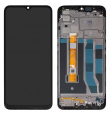 Дисплей для Oppo A31, чорний, з рамкою, Original (PRC), CPH2015, CPH2073, CPH2081, CPH2029, CPH203, FPC-HTF065H019  