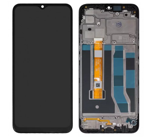 Дисплей для Oppo A31, чорний, з рамкою, Original (PRC), CPH2015, CPH2073, CPH2081, CPH2029, CPH203, FPC-HTF065H019  