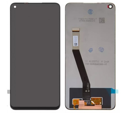 Дисплей для Xiaomi Redmi 10X 4G, Redmi Note 9, чорний, без рамки, Original (PRC), M2003J15SC, M2003J15SG, M2003J15SS