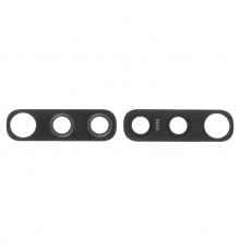 Скло камери для Samsung A505F/DS Galaxy A50, A705F/DS Galaxy A70, чорне, без рамки