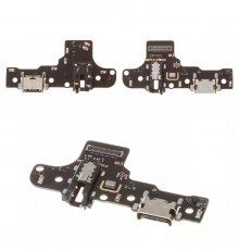 Шлейф для Samsung A215 Galaxy A21, коннектора зарядки, микрофона, плата зарядки, High Copy
