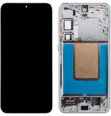 Дисплей для Samsung S926 Galaxy S24 Plus, серый (Marble Grey), с рамкой, High Copy (OLED)