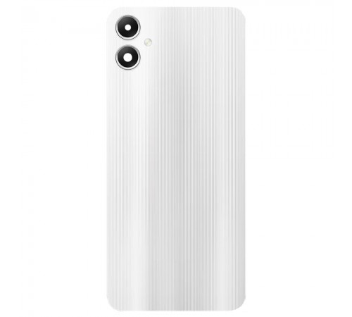 Задняя панель корпуса для Samsung A055 Galaxy A05, белая (Silver) + стекло камеры Задняя панель корпуса для Samsung A055 Galaxy A05, белая (Silver) + стекло камеры