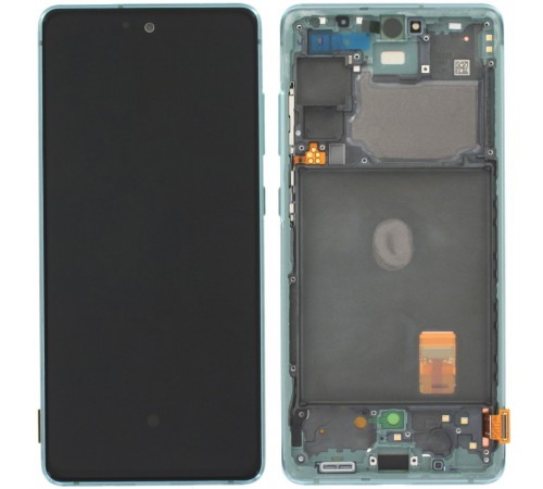 Дисплей для Samsung G780 Galaxy S20 FE, зеленый, с рамкой, High Copy (OLED)