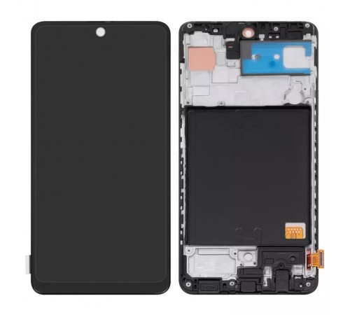 Дисплей для Samsung A515 Galaxy A51, черный, с рамкой, Сopy (TFT) Дисплей для Samsung A515 Galaxy A51, черный, с рамкой, Сopy (TFT)