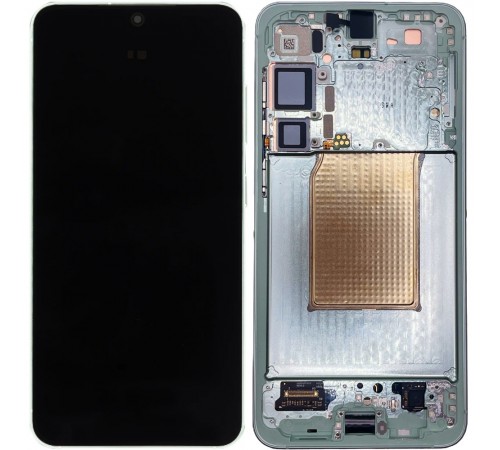 Дисплей для Samsung S936 Galaxy S25 Plus, зеленый (Mint), с рамкой, Original
