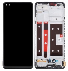 Дисплей для Oppo Reno 4 Lite, черный, с рамкой, Original (PRC)