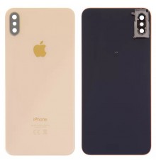 Задня панель корпусу для iPhone XS Max, золотиста + скло камери, small hole
