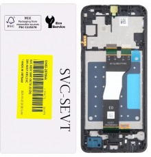 Дисплей для Samsung A057 Galaxy A05s, чорний, з рамкою, Original