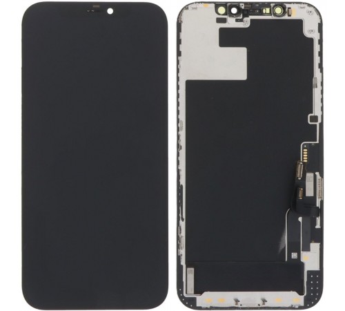 Дисплей для iPhone 12, iPhone 12 Pro, черный, с рамкой, Original (PRC), с разборки