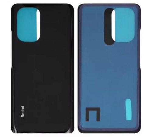 Задня панель корпусу для Xiaomi Poco F3, Redmi K40, чорна (Arctic Night Black), Лого Redmi