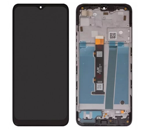 Дисплей для Motorola Moto G50, черный, с рамкой, High Copy XT2137