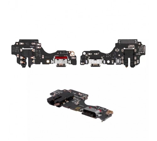 Шлейф для Motorola Moto G32, коннектора зарядки, коннектора наушников, микрофона, плата зарядки, High Copy