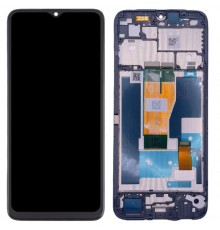 Дисплей для Realme C30, C30s, C33, Narzo 50i Prime, черный, с рамкой, Original (PRC)