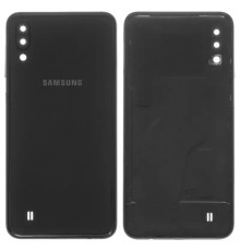 Задняя панель корпуса для Samsung M105F/DS Galaxy M10, черная (Charcoal Black)