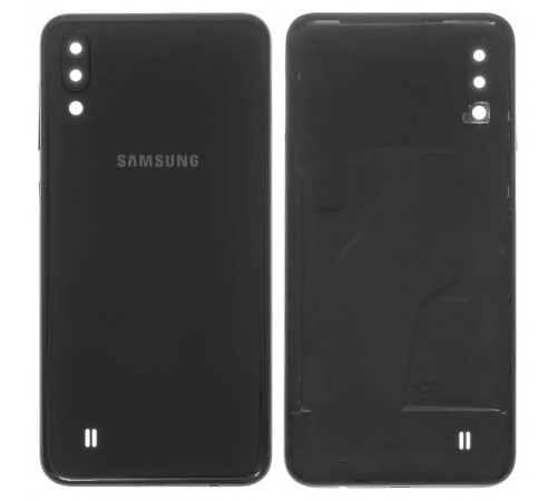 Задняя панель корпуса для Samsung M105F/DS Galaxy M10, черная (Charcoal Black)