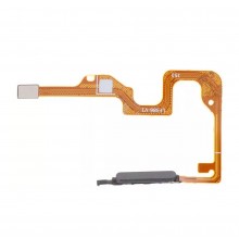 Шлейф для Huawei Honor X7a, сканера відбитка пальця (Touch ID), чорний (Midnight Black), Original (PRC)