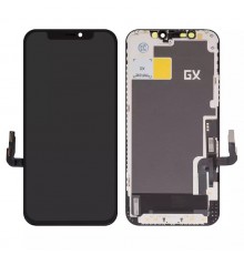 Дисплей для iPhone 12, iPhone 12 Pro, чорний, з рамкою, Copy (TFT), GX 