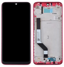 Дисплей для Xiaomi Redmi Note 7, Redmi Note 7 Pro, красный (Twilight Gold), с рамкой, Original (PRC), M1901F7G, M1901F7H, M1901F7I