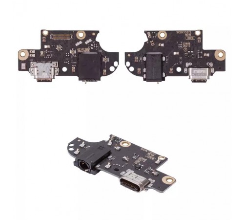 Шлейф для Motorola Moto G 5G Plus, коннектора зарядки, мікрофона, плата зарядки, High Copy