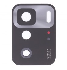 Скло камери для Xiaomi Poco X3 GT, Redmi Note 10 Pro 5G China, чорне, з рамкою