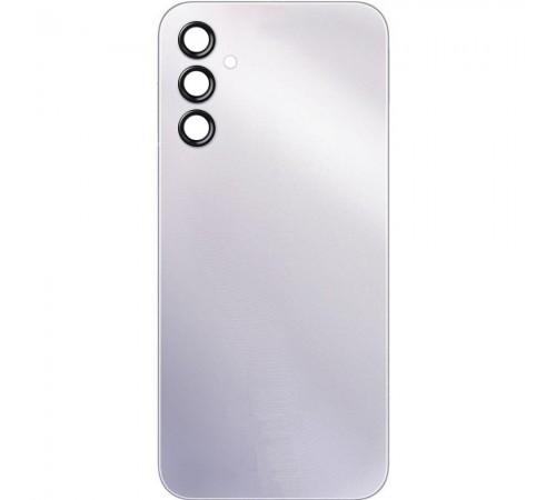 Задняя панель корпуса для Samsung A146 Galaxy A14 5G, серебристая + стекло камеры