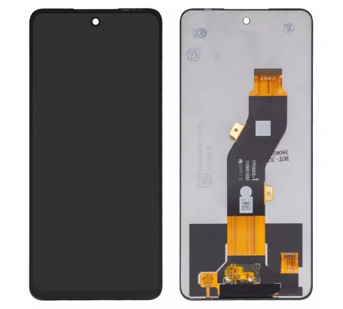 Дисплей для Tecno Pop 8, Spark 20 (KJ5), Spark 20C (BG7), Spark Go (2024) (BG6); Infinix Hot 40i (X6528B), Smart 8 (X6525), чорний, без рамки, High Copy, TXDI660QCEPX