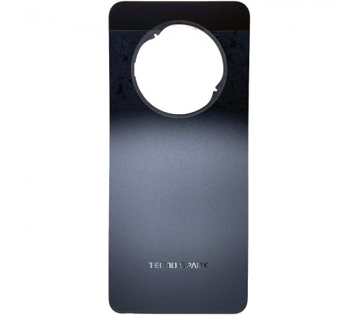 Задняя панель корпуса для Tecno Spark 30 (KL6), черная (Stellar Shadow)