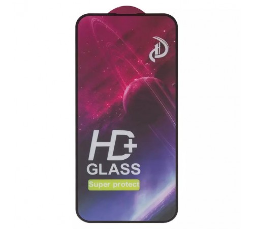 Защитное стекло ASP для Apple iPhone 15 Pro Max, совместимо с чехлом, Full Glue, черный