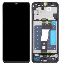Дисплей для Samsung A057 Galaxy A05s, черный, Best copy, с рамкой, Сopy