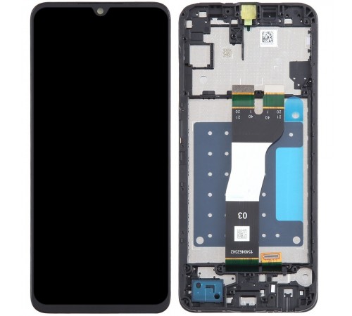 Дисплей для Samsung A057 Galaxy A05s, черный, Best copy, с рамкой, Сopy
