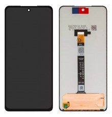 Дисплей для Motorola Moto G75, черный, без рамки, High Copy