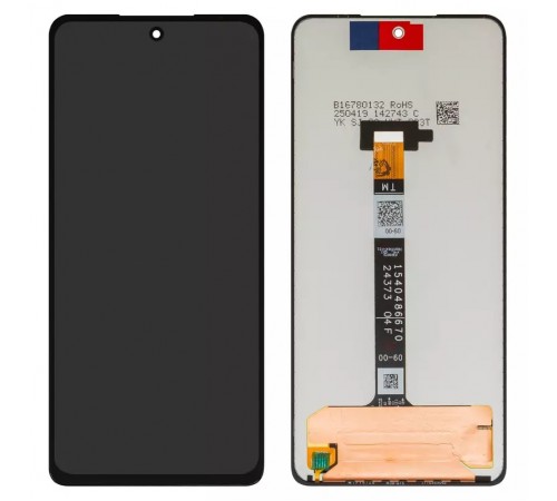 Дисплей для Motorola Moto G75, черный, без рамки, High Copy