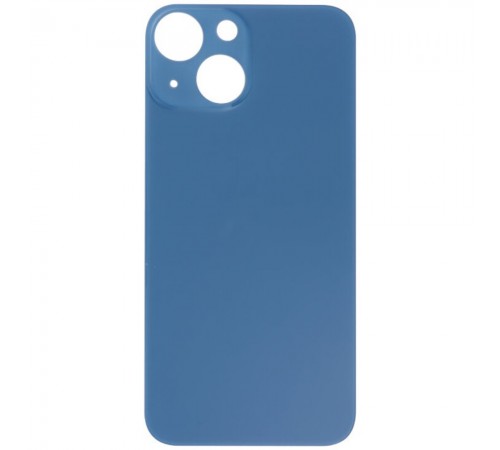 Задняя панель корпуса для iPhone 13, синяя, не нужно снимать стекло камеры, Original (PRC), big hole