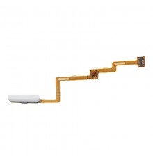 Шлейф для Xiaomi Poco F3, Mi 11i, сканера отпечатка пальца (Touch ID), серебристый (Moonlight Silver), Original (PRC)